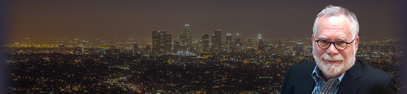 Attorney Errol H. Stambler in front of a nighttime city skyline